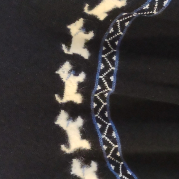 Vintage women's Kobe a division of crystal sportswear Dog sweater Size Large - Picture 3 of 4